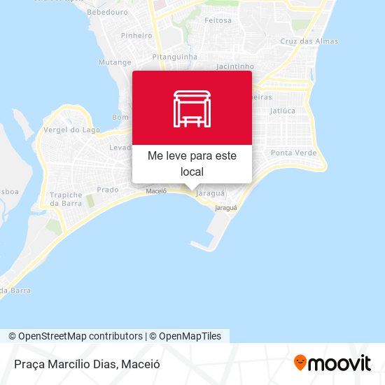Praça Marcílio Dias mapa