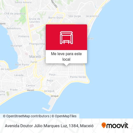 Avenida Doutor Júlio Marques Luz, 1384 mapa
