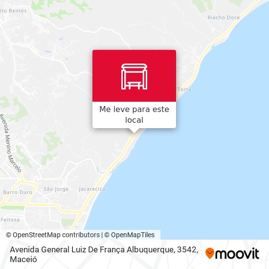 Avenida General Luiz De França Albuquerque, 3542 mapa