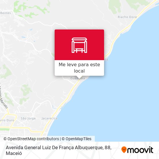 Avenida General Luiz De França Albuquerque, 88 mapa