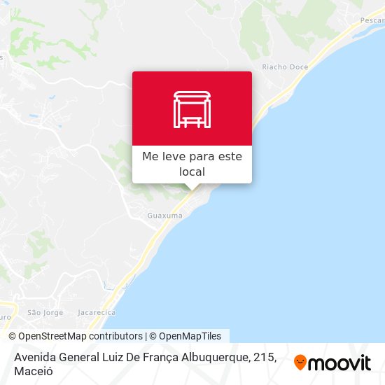 Avenida General Luiz De França Albuquerque, 215 mapa