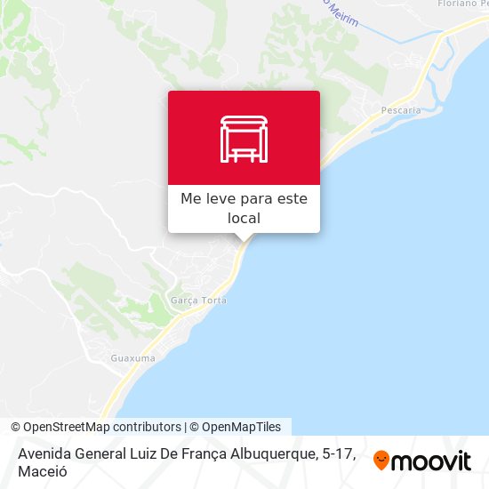 Avenida General Luiz De França Albuquerque, 5-17 mapa