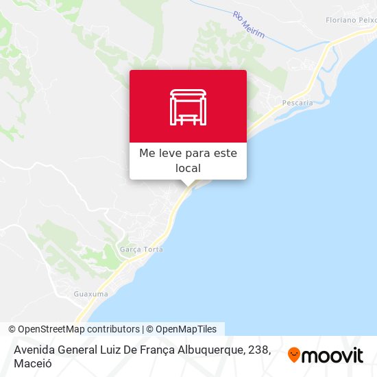 Avenida General Luiz De França Albuquerque, 238 mapa