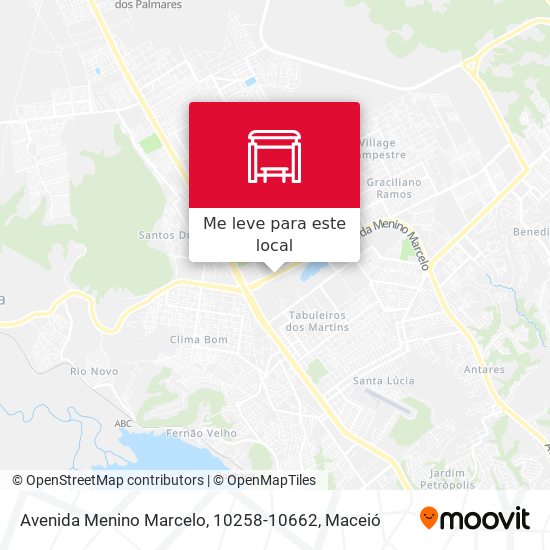 Avenida Menino Marcelo, 10258-10662 mapa