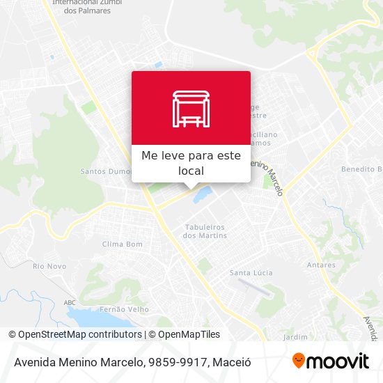 Avenida Menino Marcelo, 9859-9917 mapa
