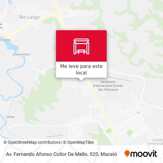 Av. Fernando Afonso Collor De Mello, 520 mapa