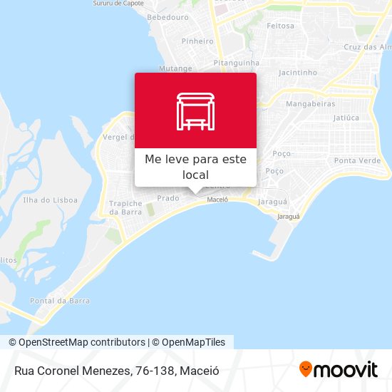 Rua Coronel Menezes, 76-138 mapa