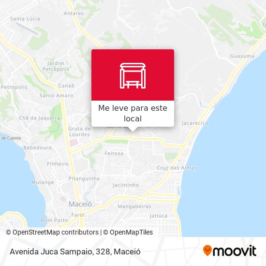 Avenida Juca Sampaio, 328 mapa