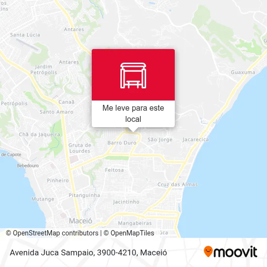 Avenida Juca Sampaio, 3900-4210 parada - Rotas, horários e tarifas