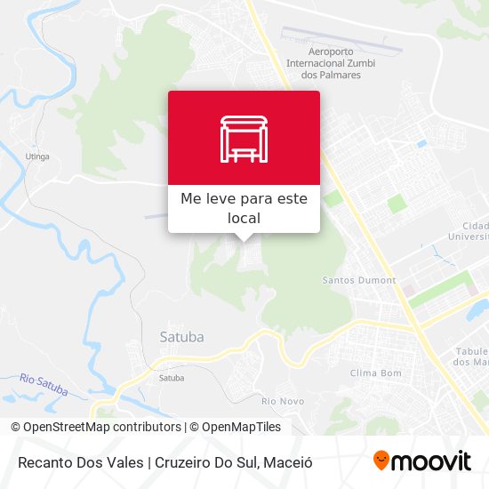 Recanto Dos Vales | Cruzeiro Do Sul mapa