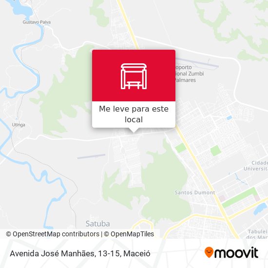 Avenida José Manhães, 13-15 mapa
