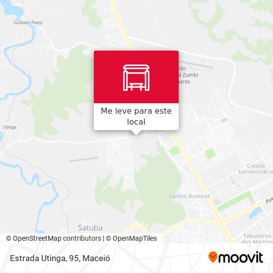 Estrada Utinga, 95 mapa