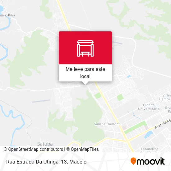 Rua Estrada Da Utinga, 13 mapa
