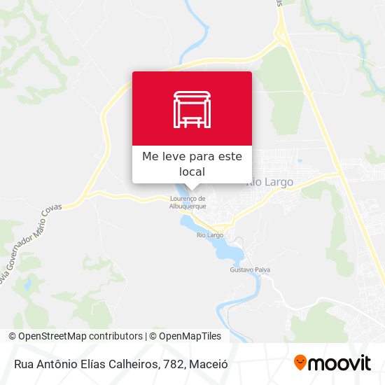 Rua Antônio Elías Calheiros, 782 mapa