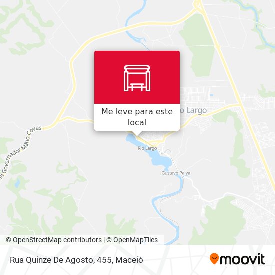 Rua Quinze De Agosto, 455 mapa