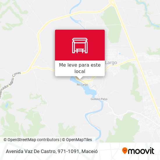 Avenida Vaz De Castro, 971-1091 mapa