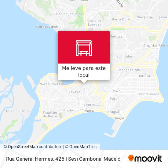 Rua General Hermes, 425 | Sesi Cambona mapa