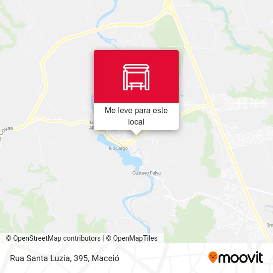 Rua Santa Luzia, 395 mapa