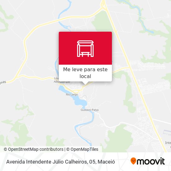 Avenida Intendente Júlio Calheiros, 05 mapa