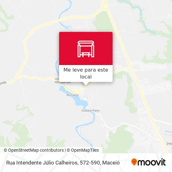 Rua Intendente Júlio Calheiros, 572-590 mapa
