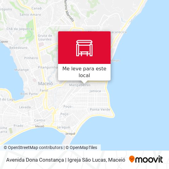 Avenida Dona Constança | Igreja São Lucas mapa