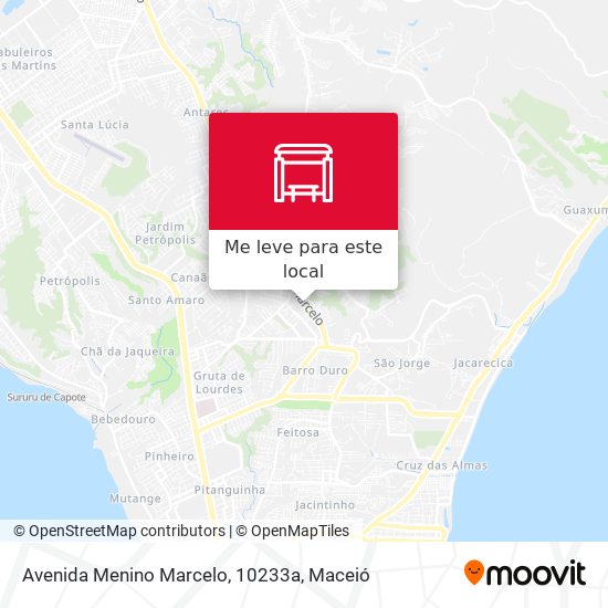 Avenida Menino Marcelo, 10233a mapa