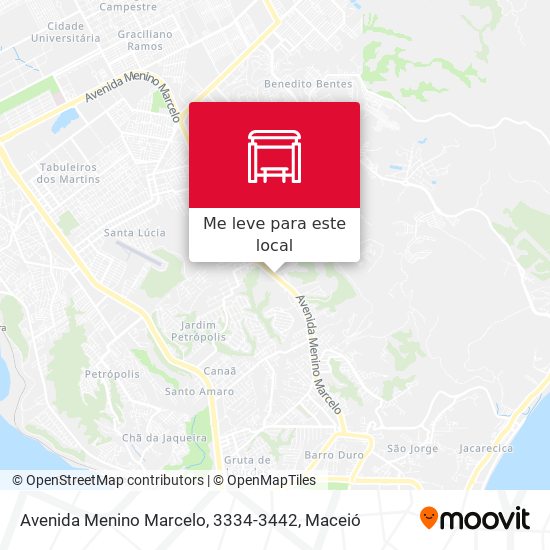 Avenida Menino Marcelo, 3334-3442 mapa