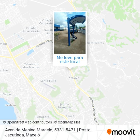 Avenida Menino Marcelo, 5331-5471 | Posto Jacutinga mapa