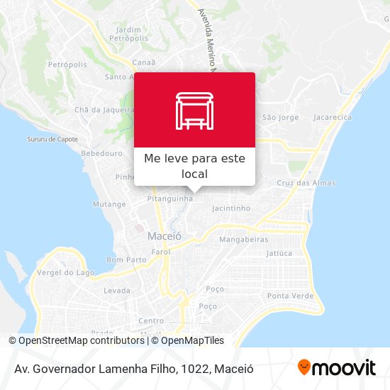 Av. Governador Lamenha Filho, 1022 mapa