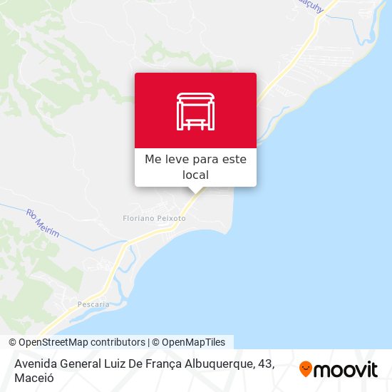 Avenida General Luiz De França Albuquerque, 43 mapa