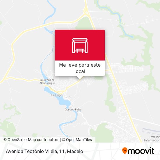 Avenida Teotônio Viléla, 11 mapa