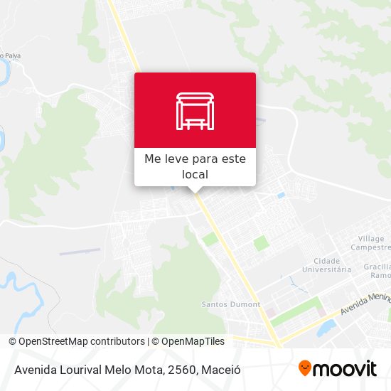 Avenida Lourival Melo Mota, 2560 mapa