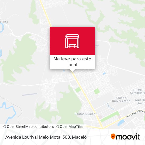Avenida Lourival Melo Mota, 503 mapa
