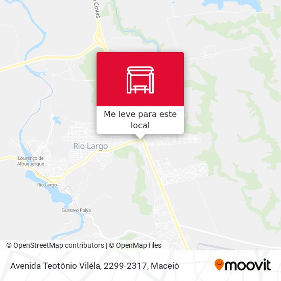 Avenida Teotônio Viléla, 2299-2317 mapa