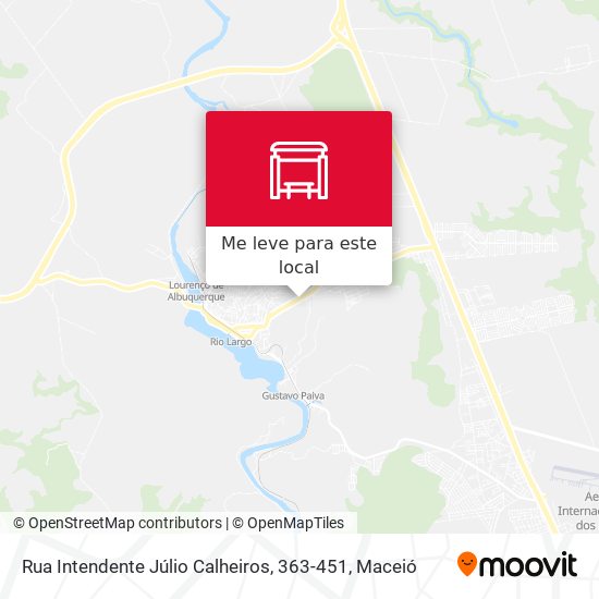 Rua Intendente Júlio Calheiros, 363-451 mapa