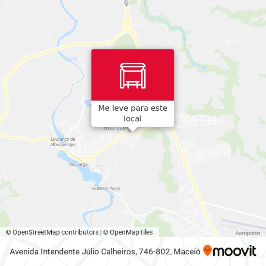 Avenida Intendente Júlio Calheiros, 746-802 mapa