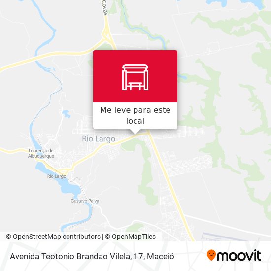 Avenida Teotonio Brandao Vilela, 17 mapa