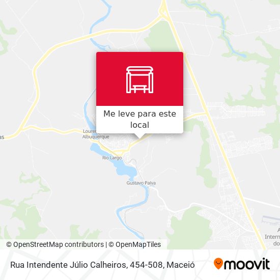 Rua Intendente Júlio Calheiros, 454-508 mapa