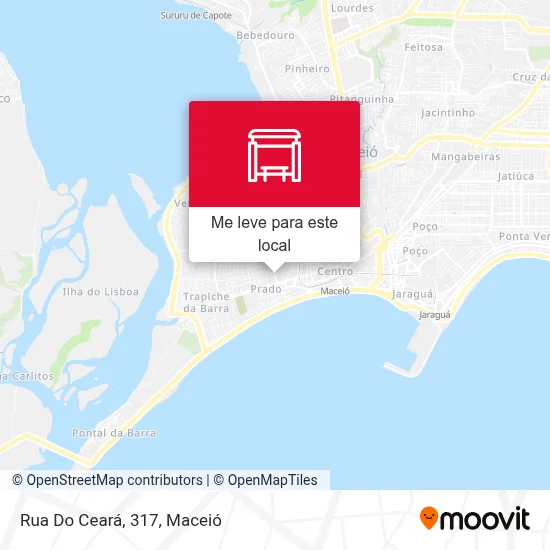 Rua Do Ceará, 317 mapa