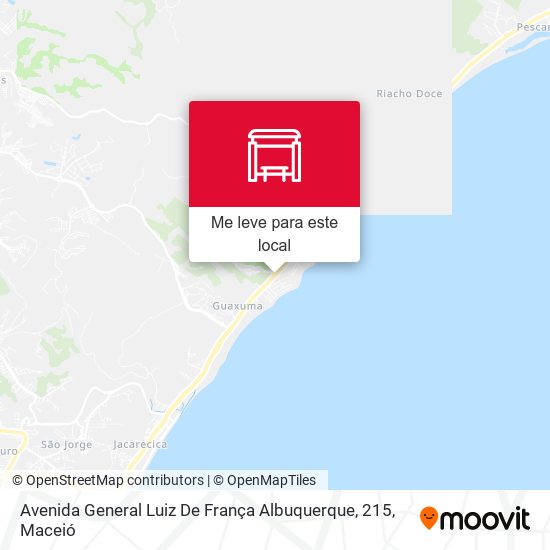 Avenida General Luiz De França Albuquerque, 215 mapa