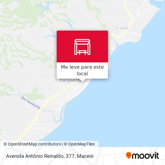 Avenida Antônio Reinaldo, 377 mapa