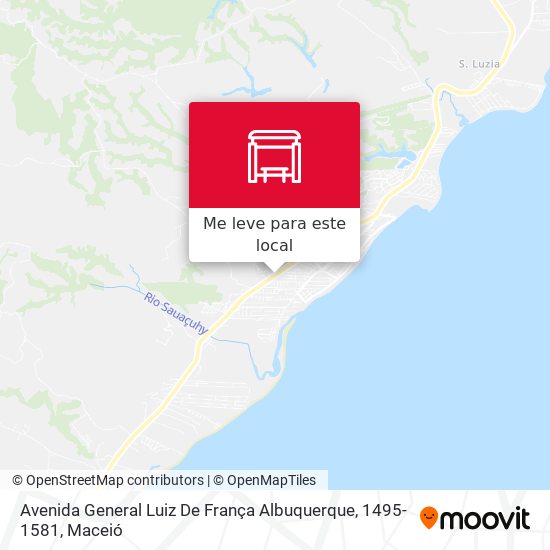 Avenida General Luiz De França Albuquerque, 1495-1581 mapa
