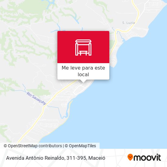 Avenida Antônio Reinaldo, 311-395 mapa