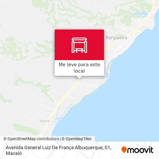 Avenida General Luiz De França Albuquerque, 01 mapa