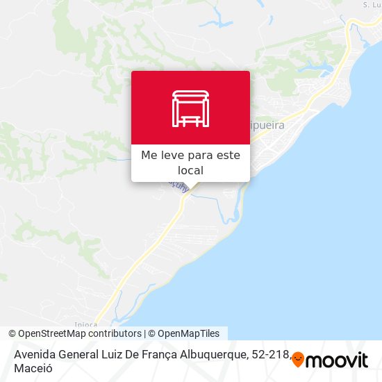 Avenida General Luiz De França Albuquerque, 52-218 mapa