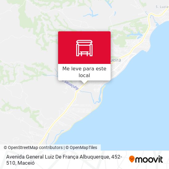 Avenida General Luiz De França Albuquerque, 452-510 mapa