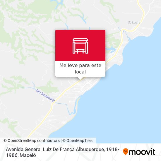 Avenida General Luiz De França Albuquerque, 1918-1986 mapa