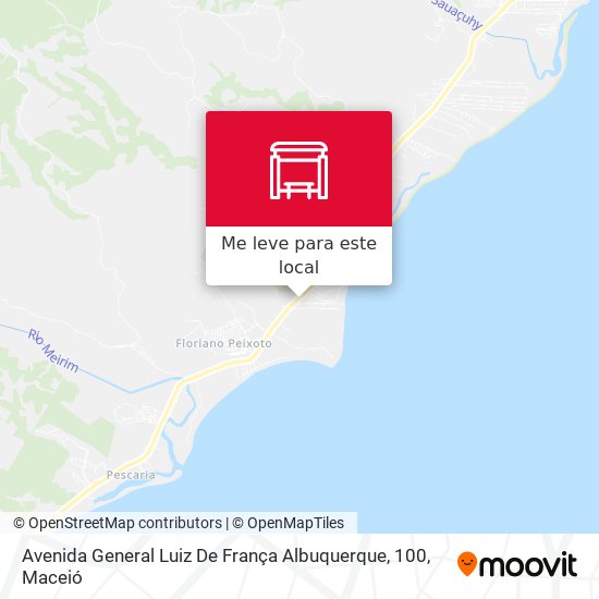 Avenida General Luiz De França Albuquerque, 100 mapa