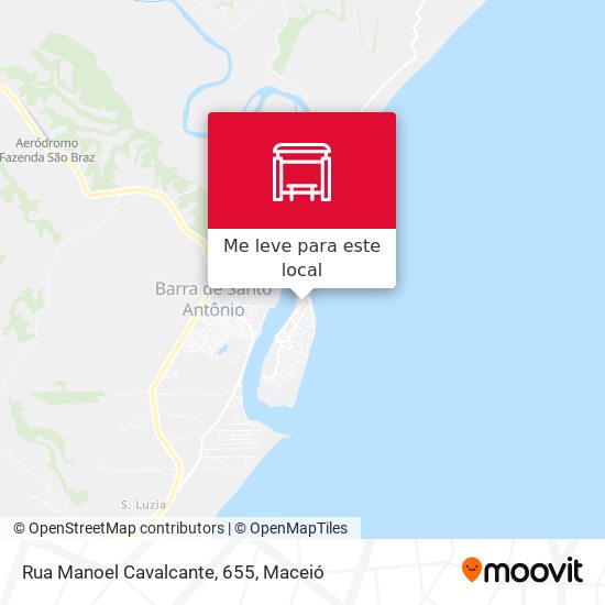 Rua Manoel Cavalcante, 655 mapa