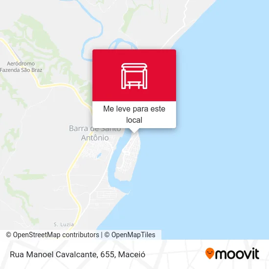 Rua Manoel Cavalcante, 655 mapa